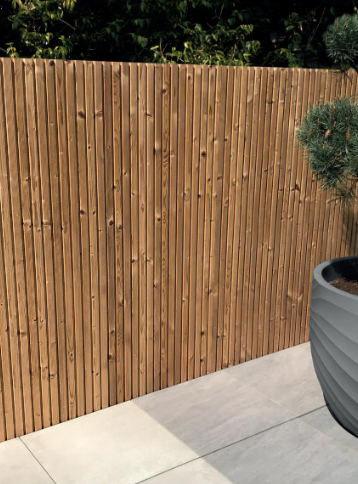 Palissade bois Repro Collstrop détail
