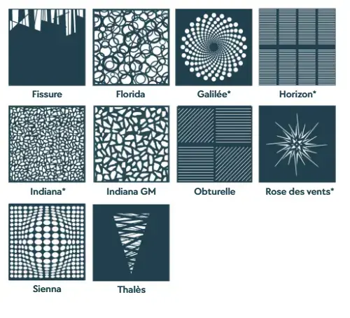 Décors gamme Contemporaine Ambellya