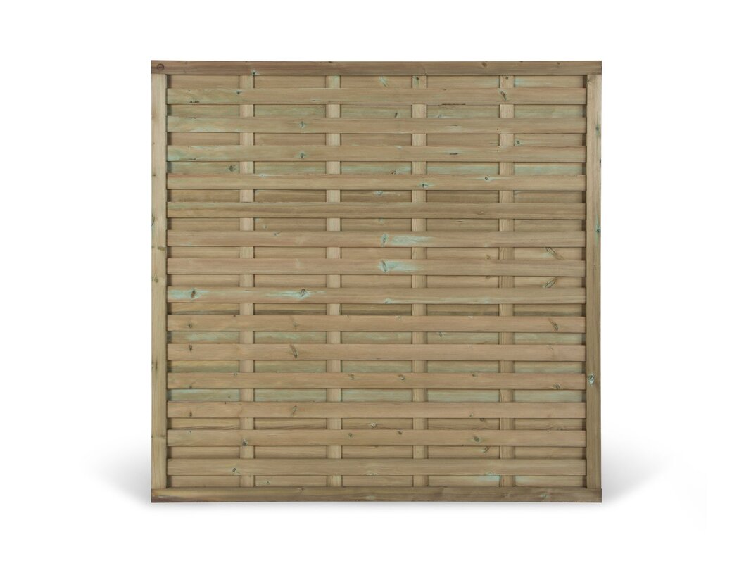 Élégant Collstrop —Palissade bois disponible en 4 dimensions pour jardins et brise-vue dans les Yvelines Palissade bois Elegant Collstrop rendu 3D
